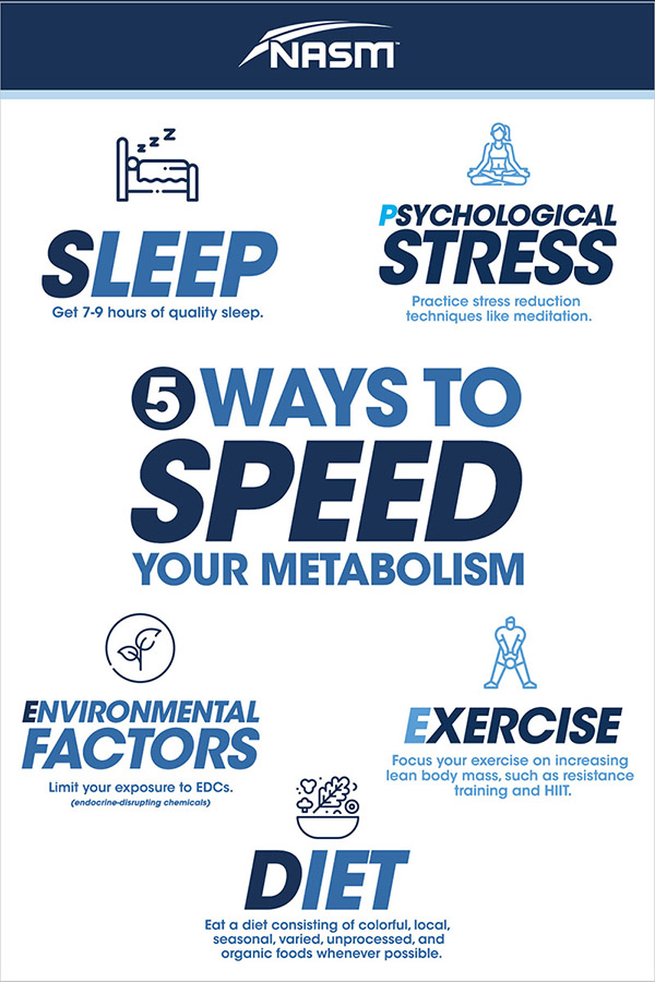 5 Ways to SPEED Up Your Metabolism NASM Blog